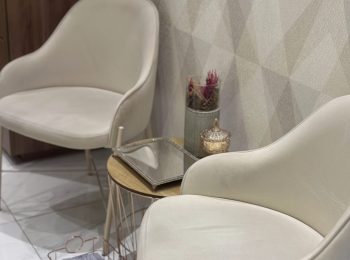Sala de espera da clinica